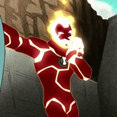 Heatblast Kiss GIF