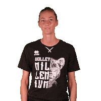 MilleniumBS kiss volleyball volley t-shirt Sticker