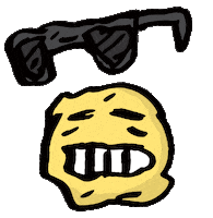 Sunglasses Smile Sticker