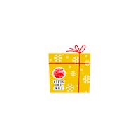 cittadelsole gift box natale pack Sticker