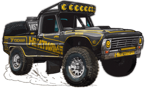 Ford Racing Trophy Truck Sticker by kchilites