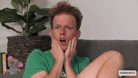 Shocked Watching Tv GIF by Gogglebox Australia
