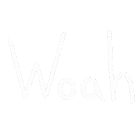 Lettered Wow Sticker