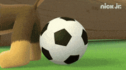 nickjr fun soccer kick chase GIF