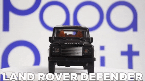 PapaRulit giphygifmaker defender land rover land rover defender GIF