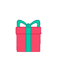 Happy Gift Sticker by PlayDappTown
