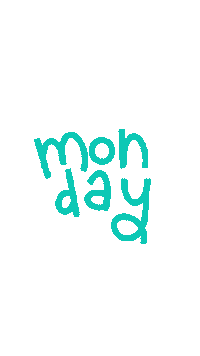 Leiraletters day monday doodle daysoftheweek Sticker