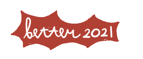 Stay Positive New Year Sticker