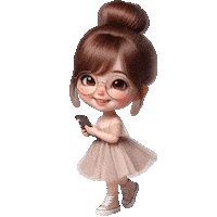 Elistorycriativo Menina Sticker