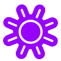 Out Of Office Sun Sticker by Las Vegas