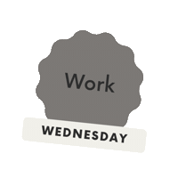 Utterlyhuman work office job utterly human Sticker