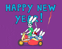 Celebrate Happy New Year GIF by Simon Super Rabbit