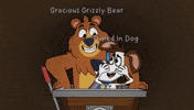Nervous Grizzly Bear GIF by VeeFriends