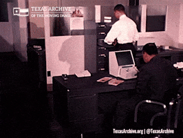 Work Office GIF by Texas Archive of the Moving Image