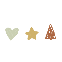 Merry Christmas Heart Sticker by My Baby Factory
