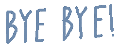 Bye Bye Sticker by Sara Maese