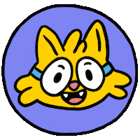 Cat Character Sticker by Esmile Studio
