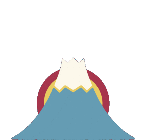 Greeting Rising Sun Sticker