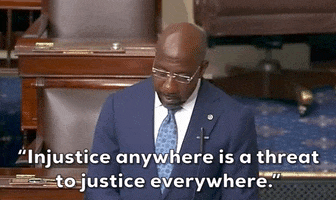 Injustice Anywhere Is A Threat To Justice Everywhere GIF by GIPHY News