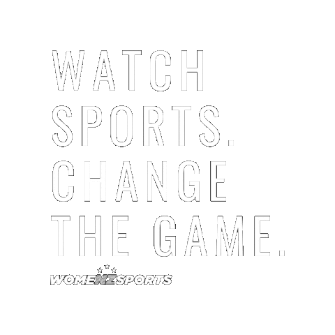 womenzsports womens sports change the game womenzsports watch sports Sticker