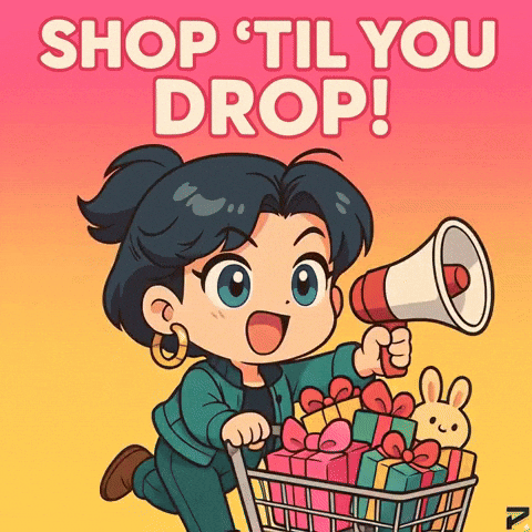Shop Til You Drop Hana GIF by Persona