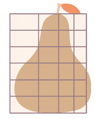 Pear Shelf Sticker by tylko