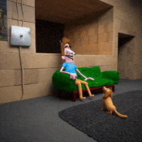 Dog Couch GIF by tokyomegaplex
