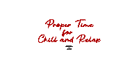Chill Relax Sticker by Proper Cuts & Shaves