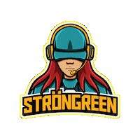 strongreen  Sticker