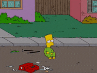 screaming homer simpson GIF