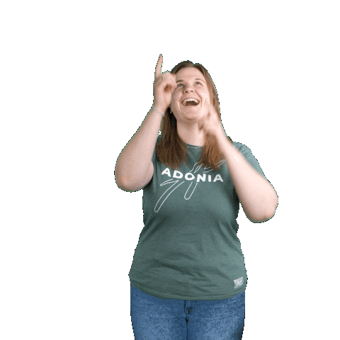 Happy Pointing Sticker by adoniadeutschland