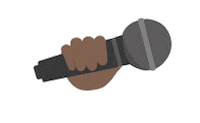 Microphone Mic Drop Sticker