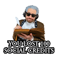 Bad Samaritan Social Credit Sticker