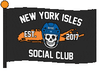 New York Islanders Hockey Sticker by New York Isles Social Club