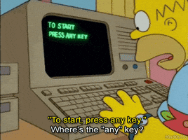 Confused Homer Simpson GIF