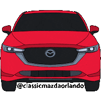 Car Driving Sticker by Classic Mazda Orlando