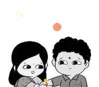 Raksha Bandhan Love Sticker by Chibi Samosa
