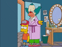 bart simpson clown GIF