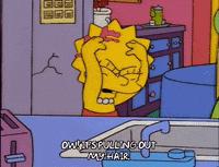scared lisa simpson GIF