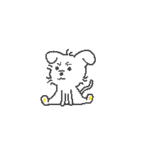Good Vibes Dog Sticker by BURST Creative Group