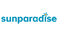 sunparadise_dach logo summer flower sun Sticker