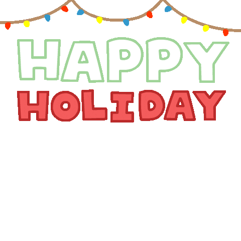 Merry Christmas Happy Holidays Sticker by DINOSALLY
