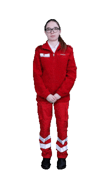 Gebärdensprache Roteskreuz Sticker by Österreichisches Rotes Kreuz