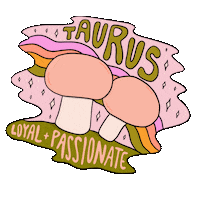 Zodiac Sign Rainbow Sticker by Doodle by Meg