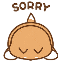 Sorry Fun Sticker by Tonton Friends