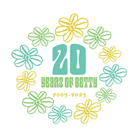 Happy Flower Sticker by Bettybelts