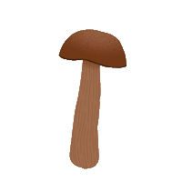 Autumn Mushroom Sticker