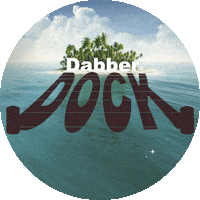 Beach Dab Sticker by Dabber Dock ®