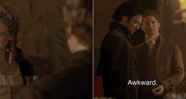 awkward aidan turner GIF by MASTERPIECE | PBS