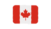 Canada Flag Sticker by EmojiVid